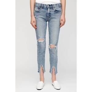 NEW MOUSSY ithan skinny jean in light blue